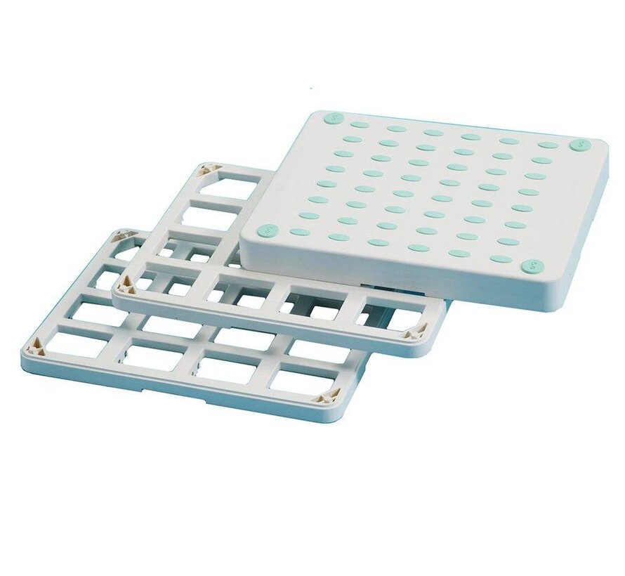 Modulaire bad opstaptegels