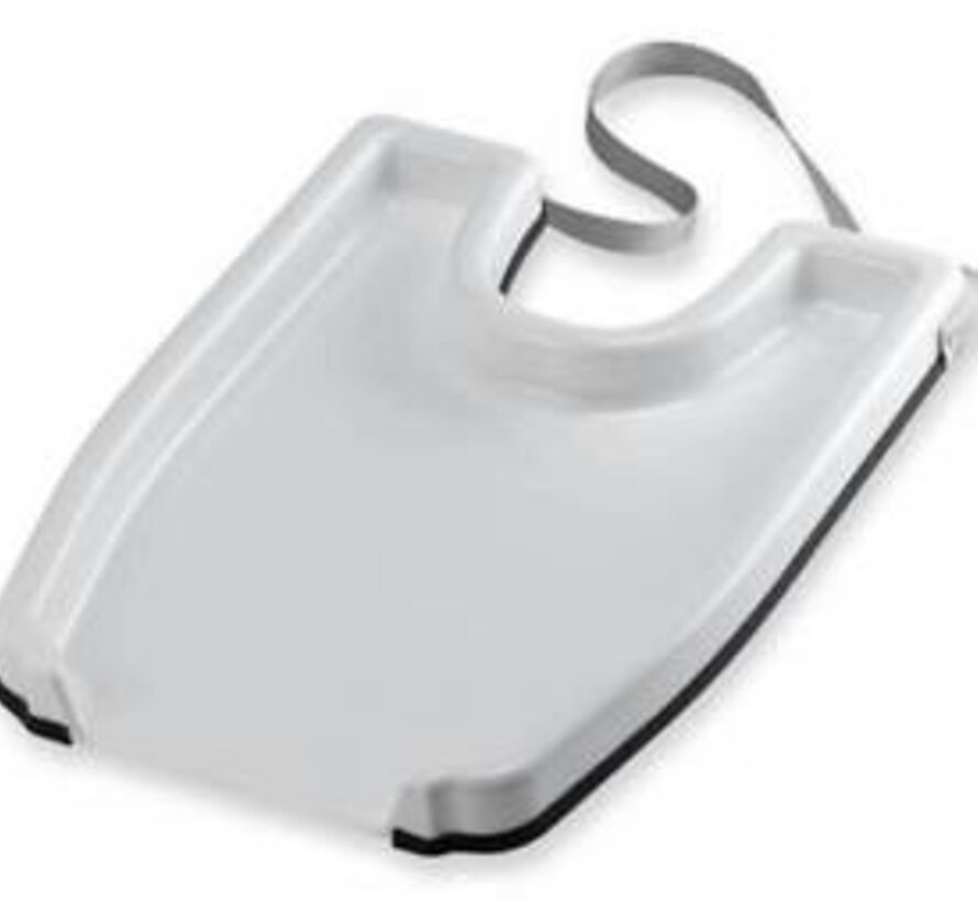 Haarwasbekken met flexibele rubberen rand met straps