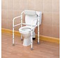 Toiletsteun met rugleuning uniframe, opvouwbaar