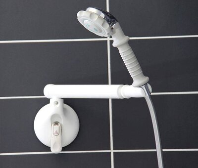 Douchekophouder op zuignap Mobeli®