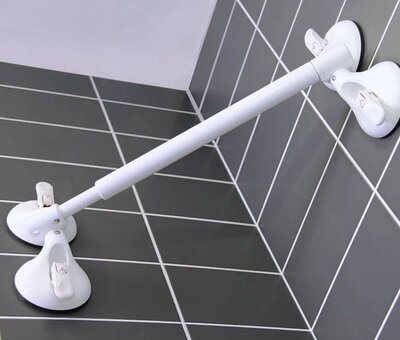 Wandbeugel op 4 zuignappen