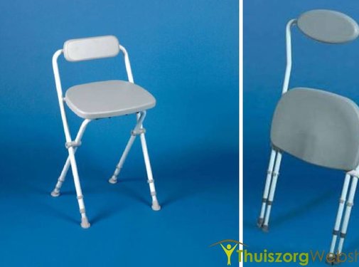 Opvouwbare aluminium douchestoel