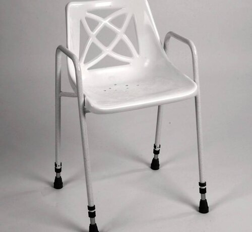 Douchestoel met armsteunen en rugleuning