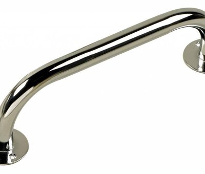 Hoge verchroomde wandbeugel