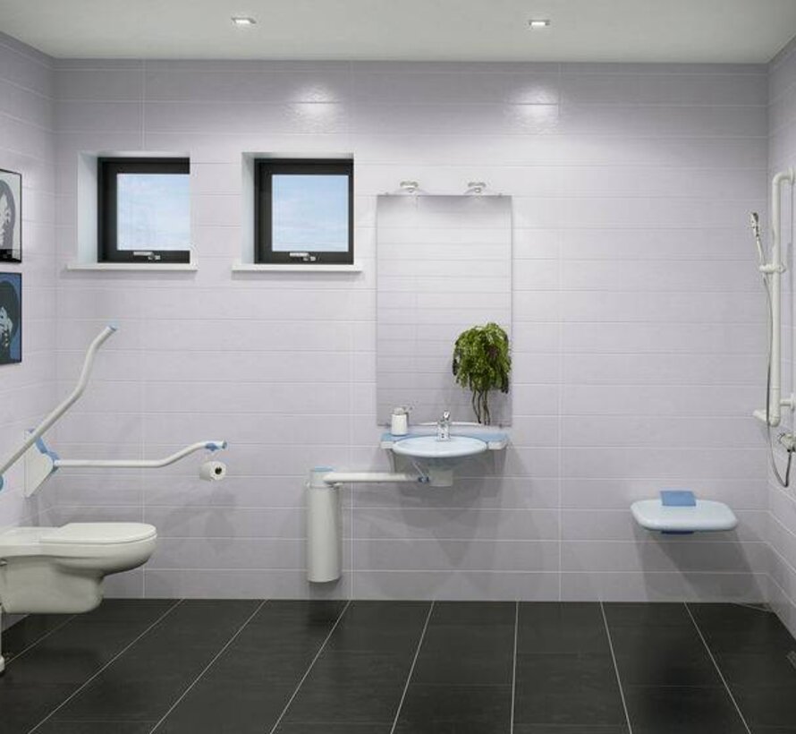 Douchestoel voor muurbevestiging Ropox