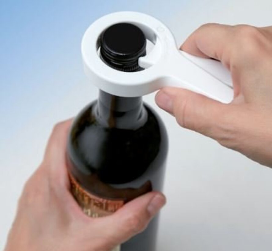 Flesopener voor plastic doppen