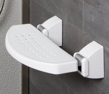 Compacte douchezit voor muurbevestiging