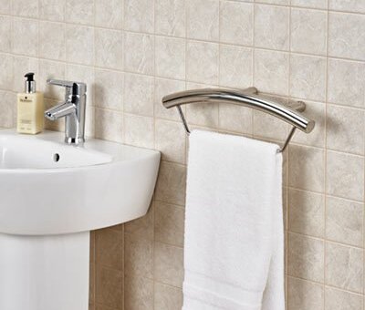 Geïntegreerde badkamer handgreep 2 in 1