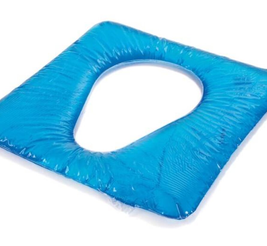Gel/visco kussen voor toiletstoel 40 x 40 x 2,5 cm