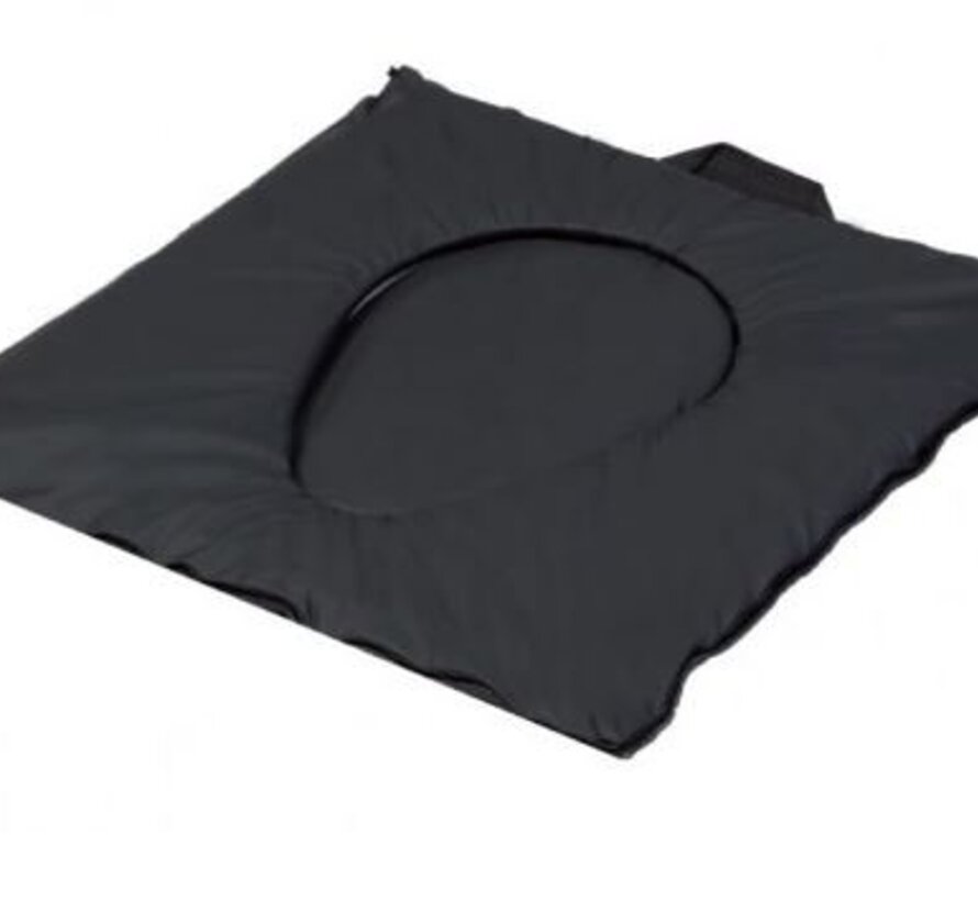 Gel/visco kussen voor toiletstoel 40 x 40 x 2,5 cm