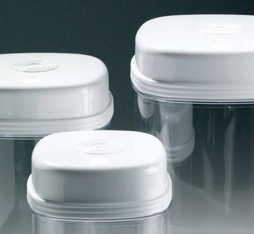 Voorraaddozen voor eenhandig gebruik