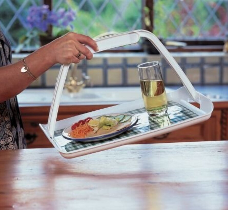 Eénhandig dienblad met antislip