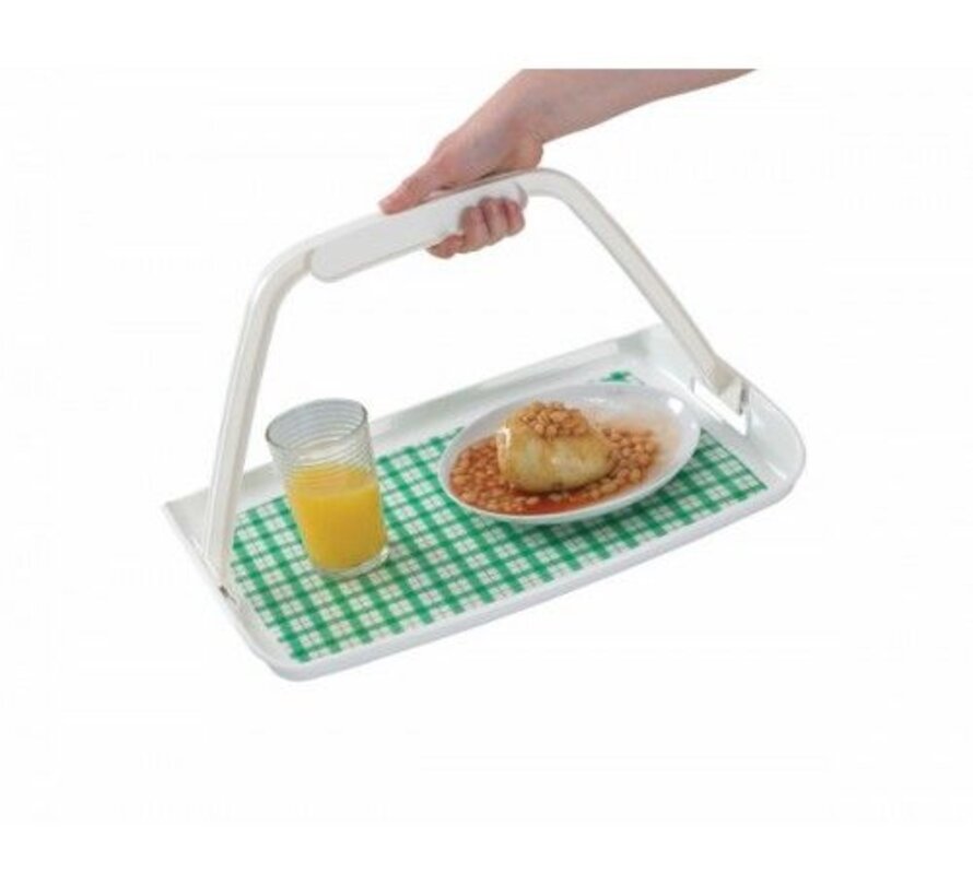 Eénhandig dienblad met antislip