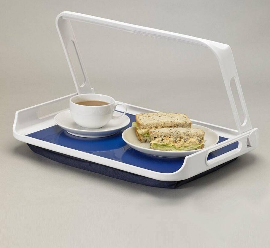 Éenhandig dienblad, handvat wegklapbaar