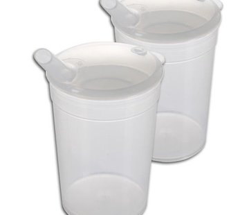 Transparante drinkbekers met tuitje