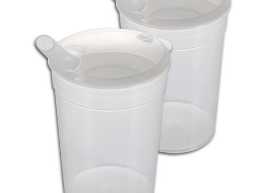 Transparante drinkbekers met tuitje