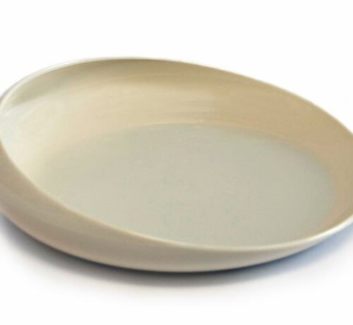 Rond bord met opstaande rand scoop