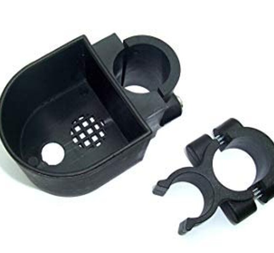 Stokhouder voor rolstoel of rollator