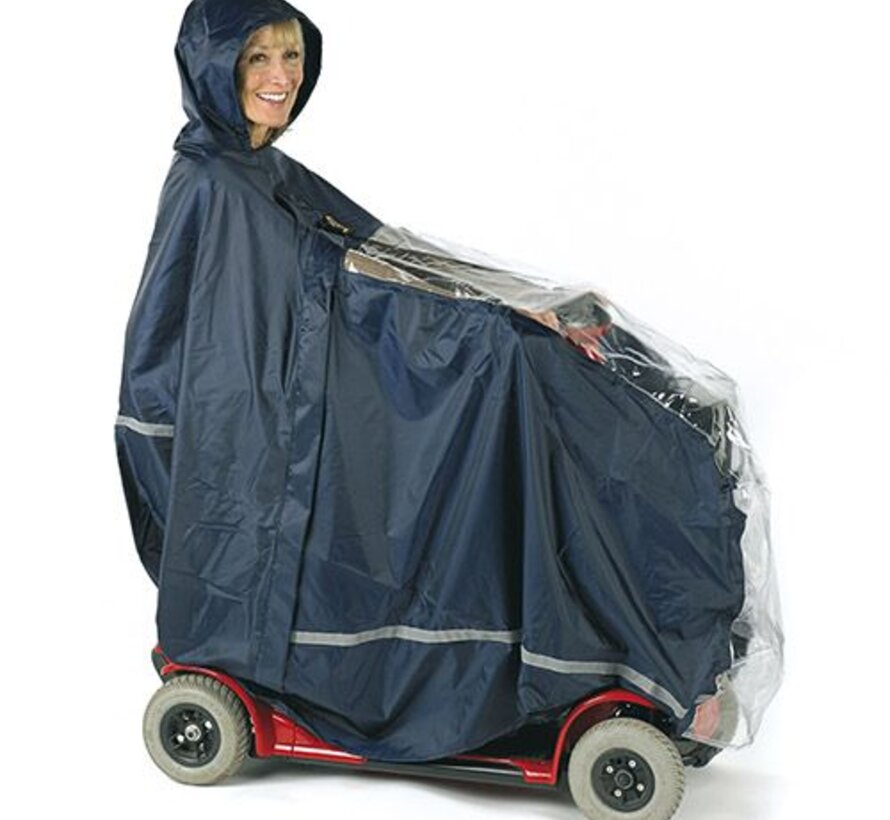 Scootmobiel regencape