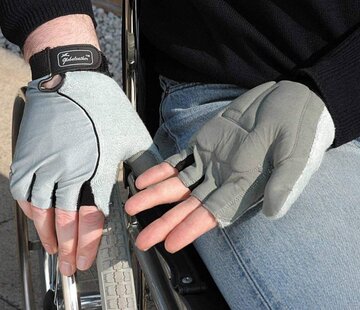 Rolstoelhandschoenen met gel palm