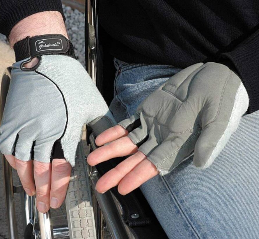 Rolstoelhandschoenen met gel palm