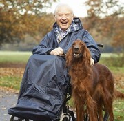 Regencape met mouwen