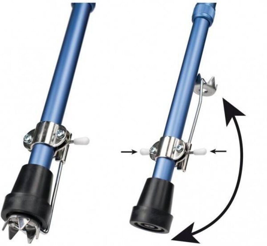 Ijsdop met 5 pinnen voor wandelstok of kruk