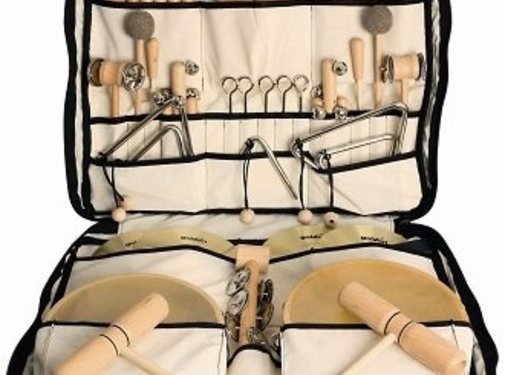 Ritmeset in een handige tas