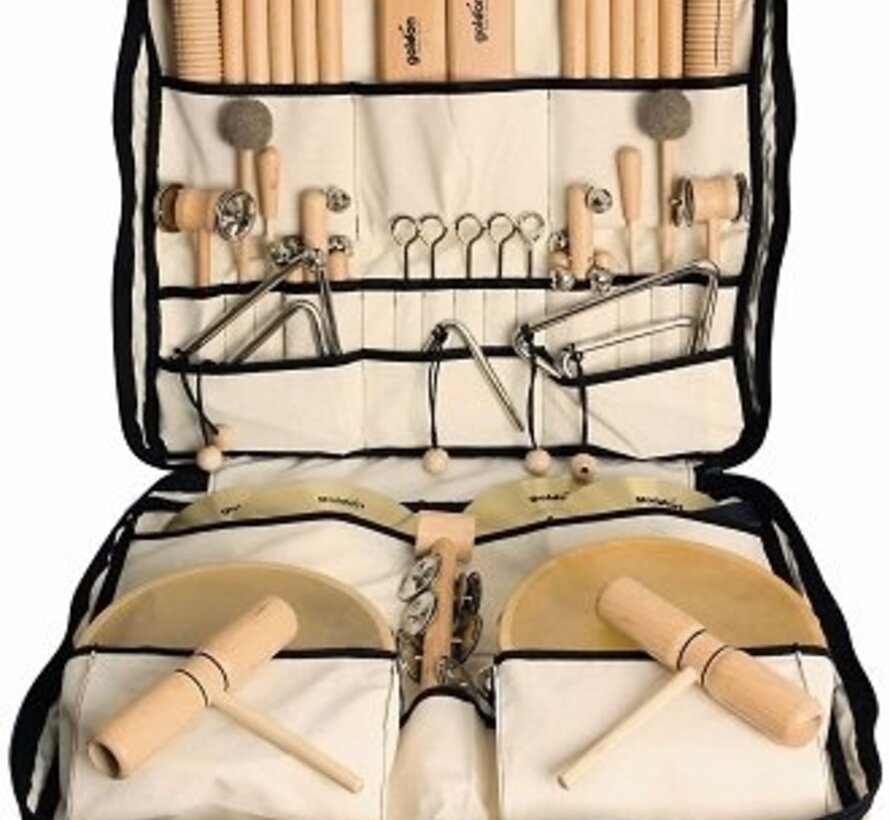 Ritmeset in een handige tas