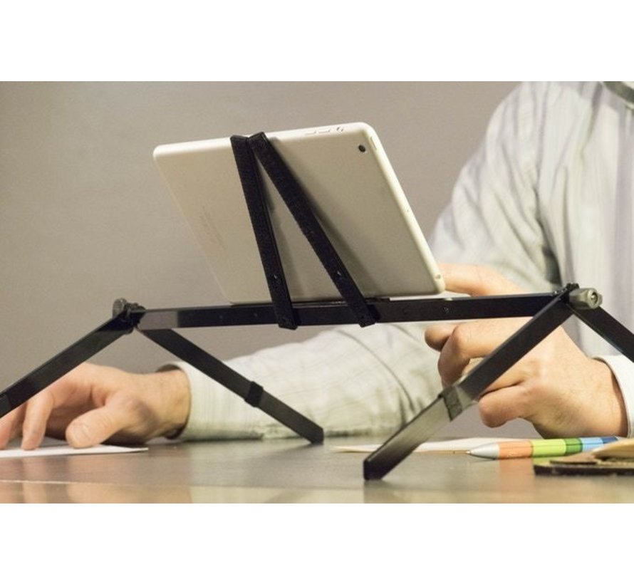 Opvouwbare steun voor laptop/tablet voor in bed Plygo