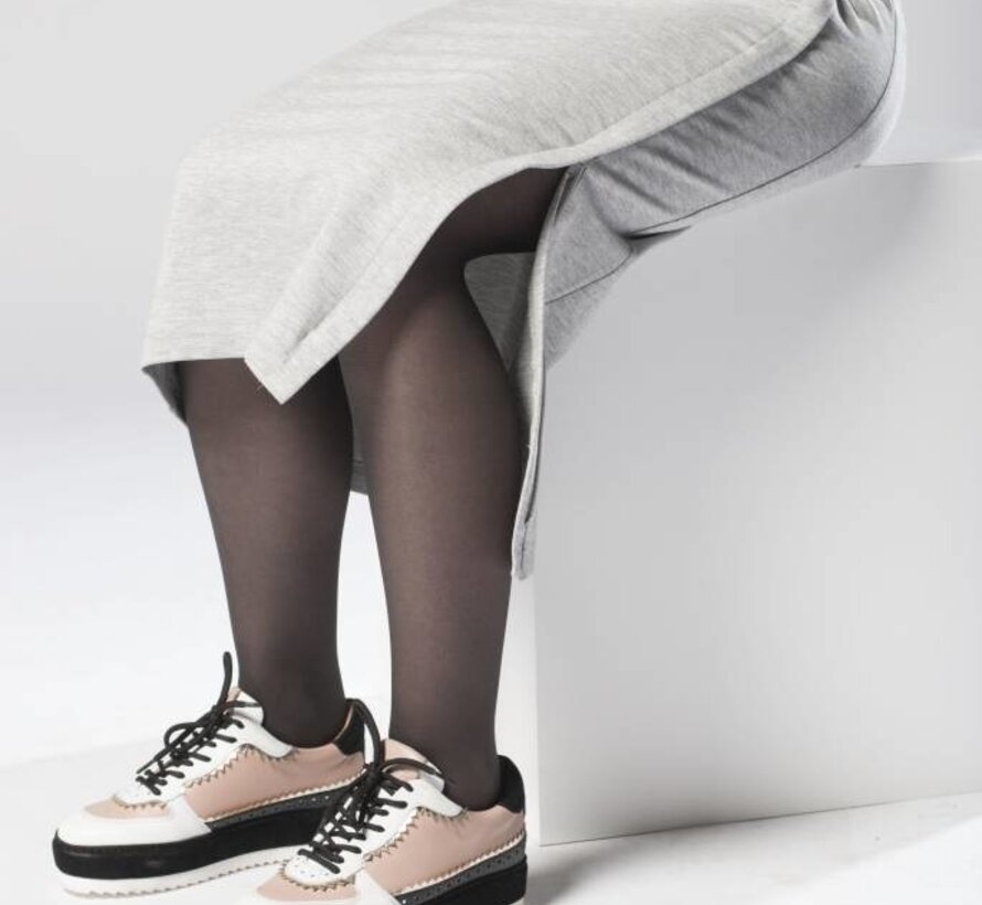 Rolstoelrok dames grijs met rits