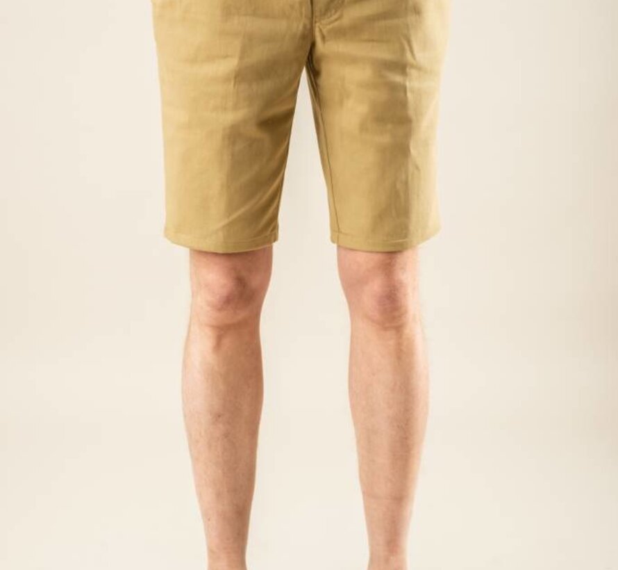 Camel short met elastiek heren