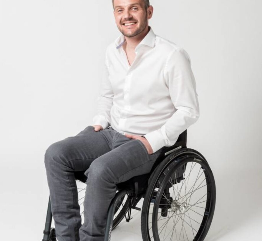 Rolstoelbroek heren grijze jeans