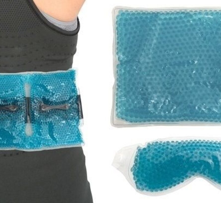 Warmte/koude pakking met parelige gelvulling PearlPack