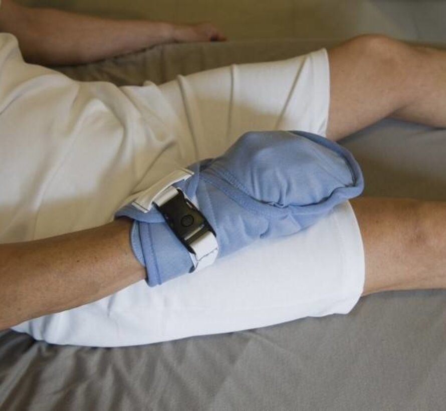 Krabwant met dubbele verlcro sluiting rond de pols