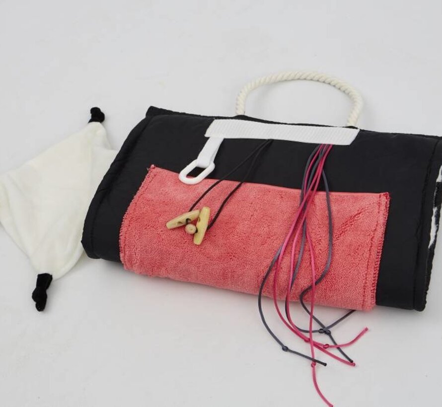 Belevingsmuff met handvat