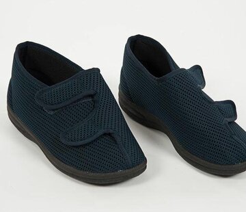 Hoge pantoffel met velcrosluiting