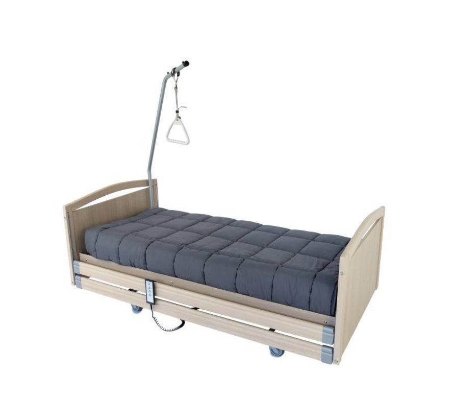 H-L BED  CONFORT 2 +ZELFOP + 2 BEDSPONDEN HOUT