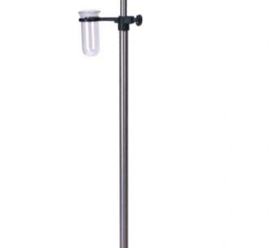 Verchroomde serumhouder