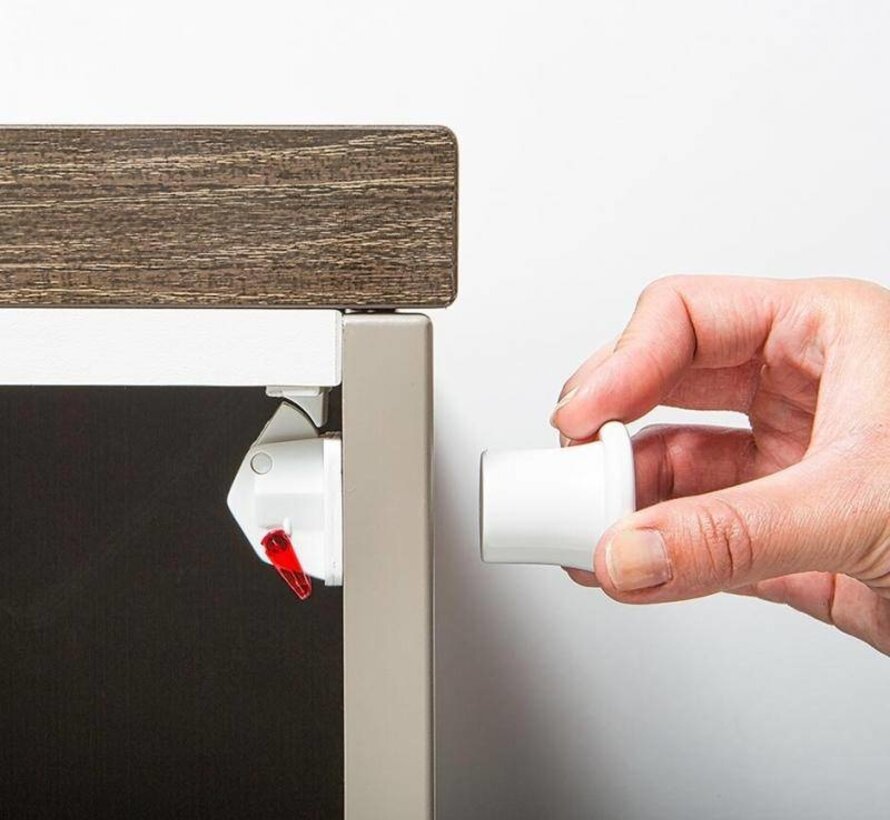 Set van 4 magnetische sloten voor kast of lade