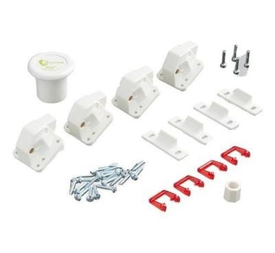 Set van 4 magnetische sloten voor kast of lade