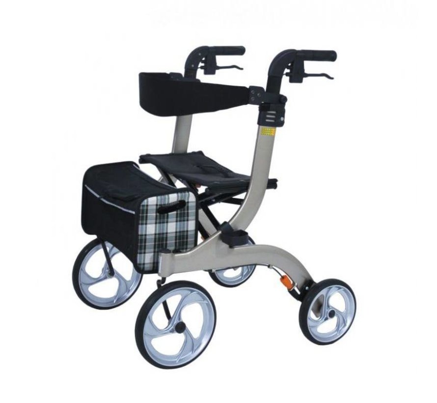 Plooibare rollator met 4 wielen Design