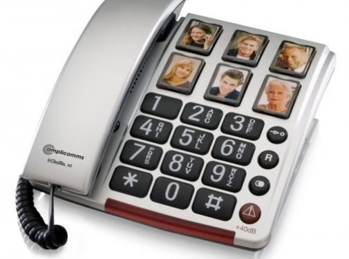 Telefoon met grote toetsen