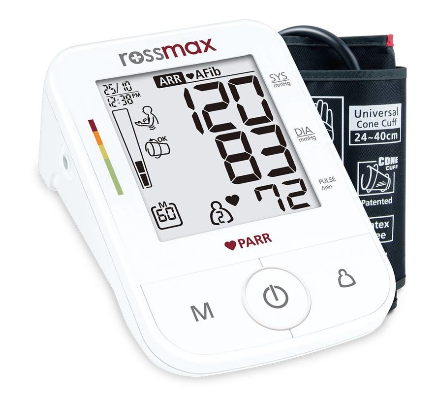 Arm bloeddruk - en hartslagmeter X3-X5 Rossmax
