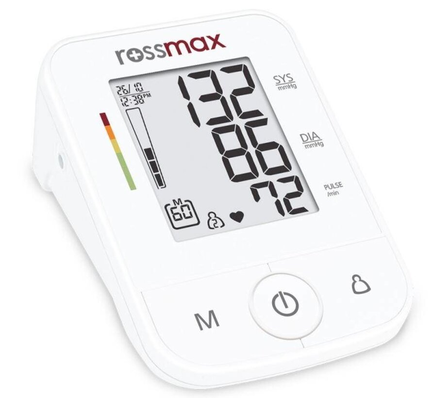 Arm bloeddruk - en hartslagmeter X3-X5 Rossmax