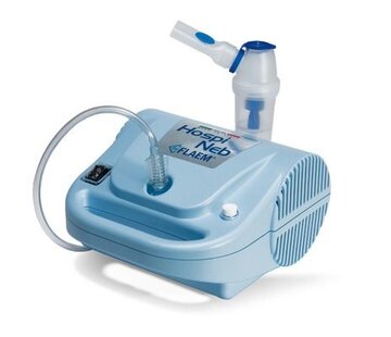 Aerosol hospineb met zuiger met masker