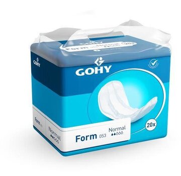 Form "Normal" blauw 4 x 20 stuks