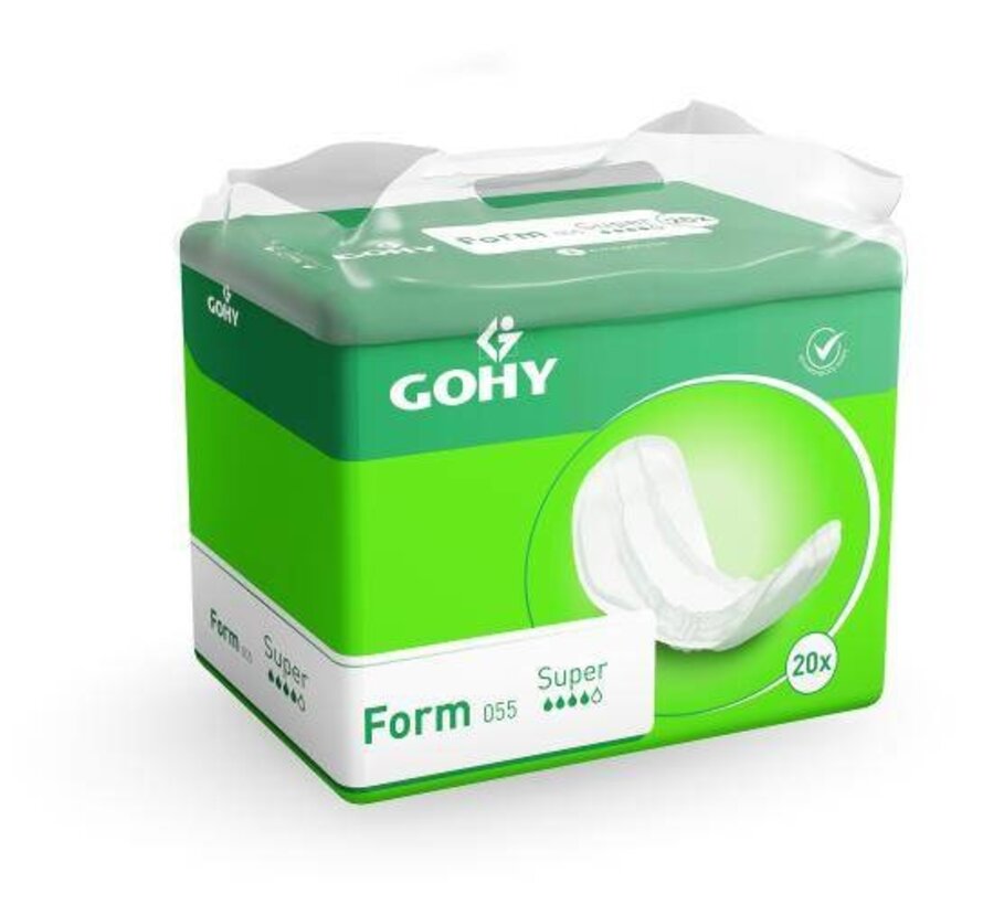 Form "Super" groen 4 x 20 stuks