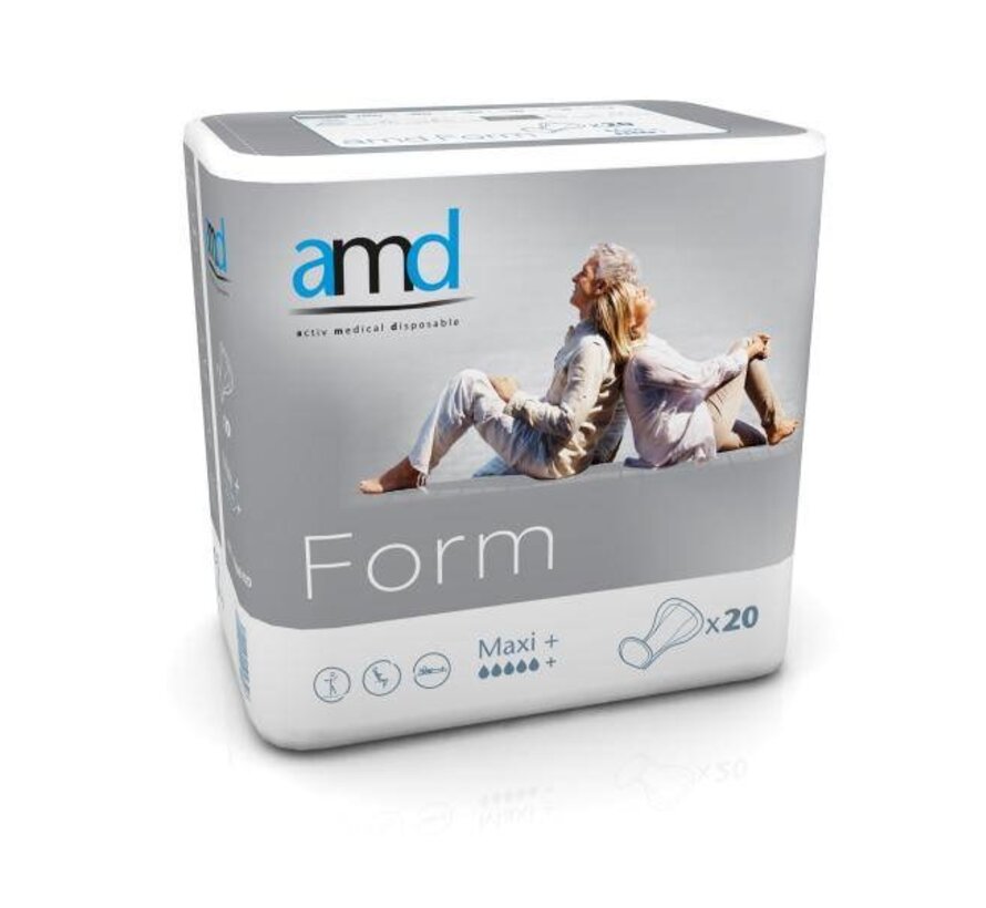 Form "Maxi plus" grijs 4 x 20 stuks