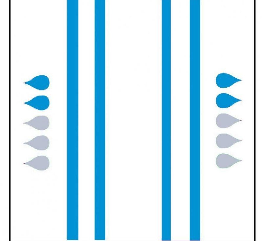 Slip 'Normal' - blauw 4 x 20 stuks